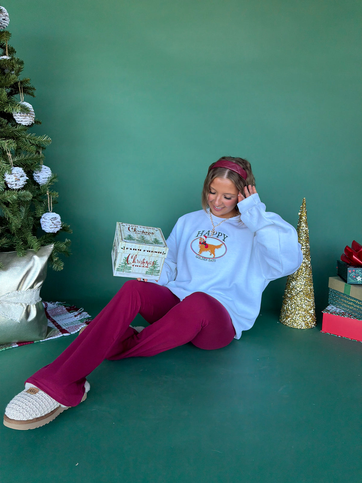 Happy Golden Days Crewneck FINAL SALE
