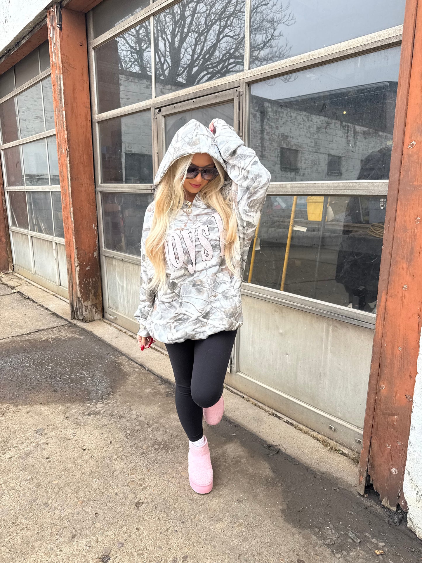 Boys Lie Rose Colored Glasses Hoodie