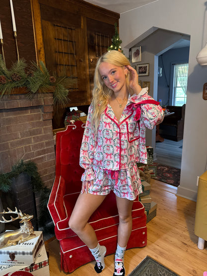 Santa’s Sleighing Jammies (SOLD TOGETHER)