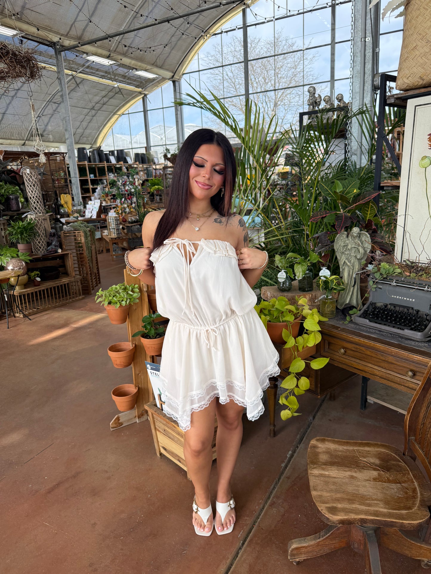 Cove Core Cream Romper