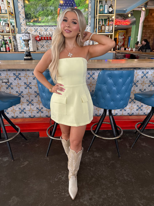 French Vanilla Cargo Dress