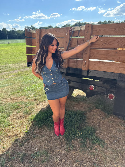Western & Wild Set (SKIRT)
