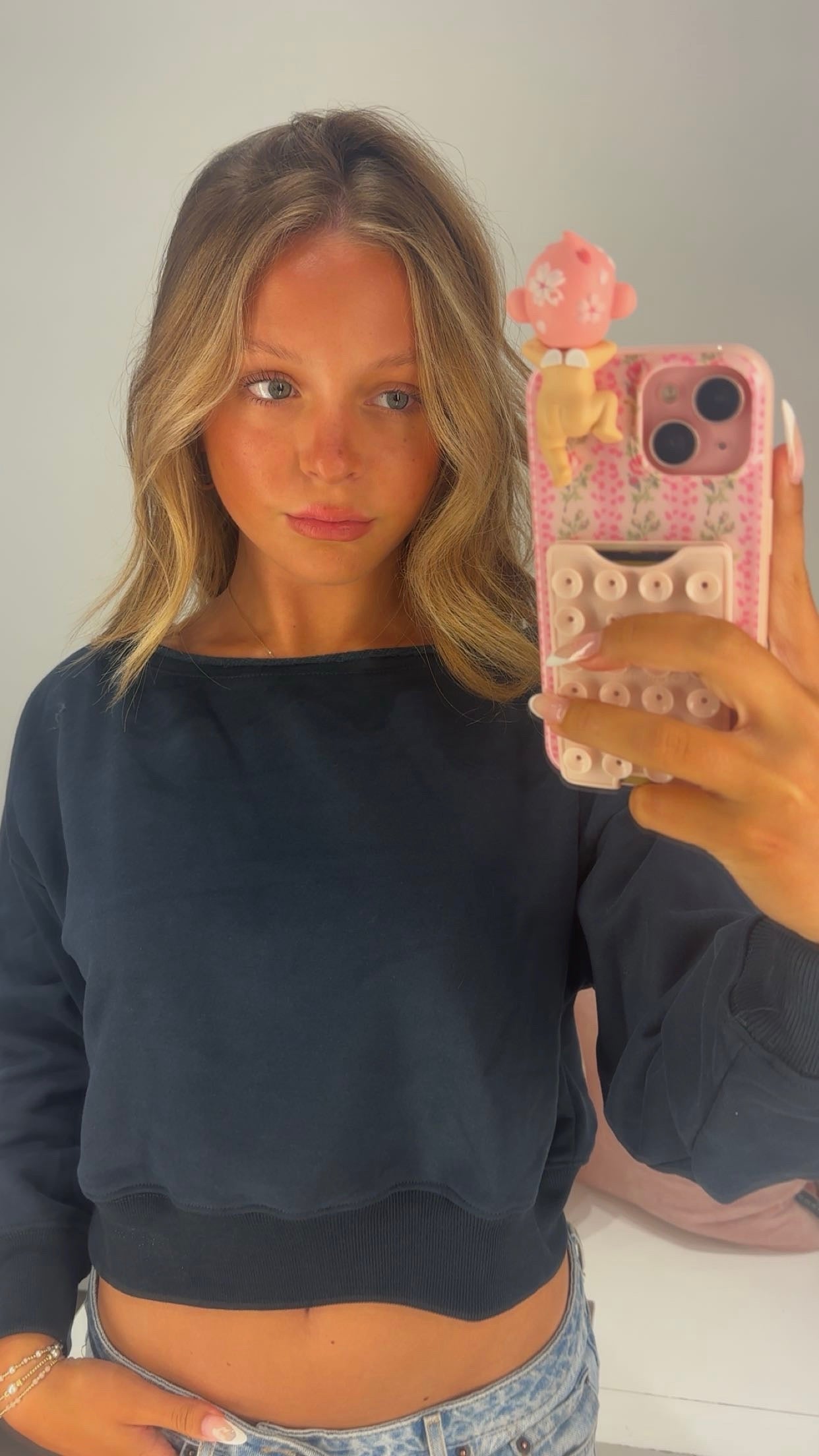 Beauty Boo One Shoulder in Navy