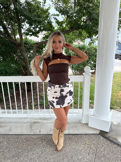 Dairy Denim Skirt