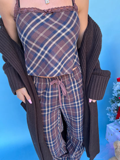 Reindeer Plaid PJs (PANTS)