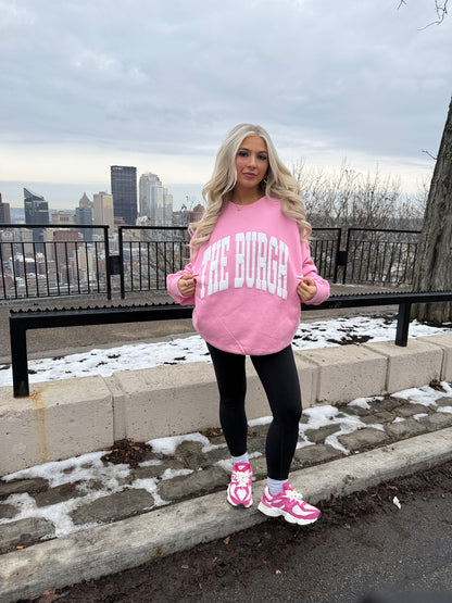 The Burgh Crewneck in Pink