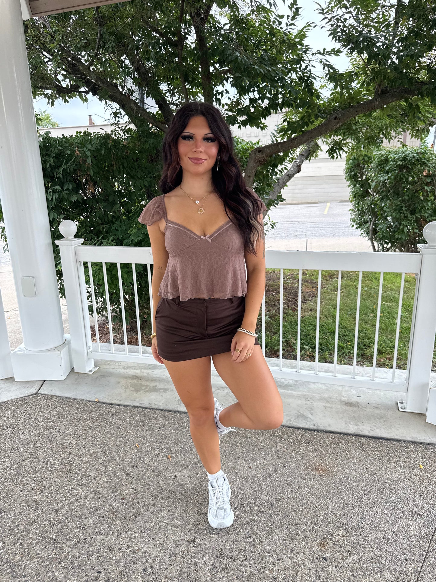 Conrad Skirt in Brown