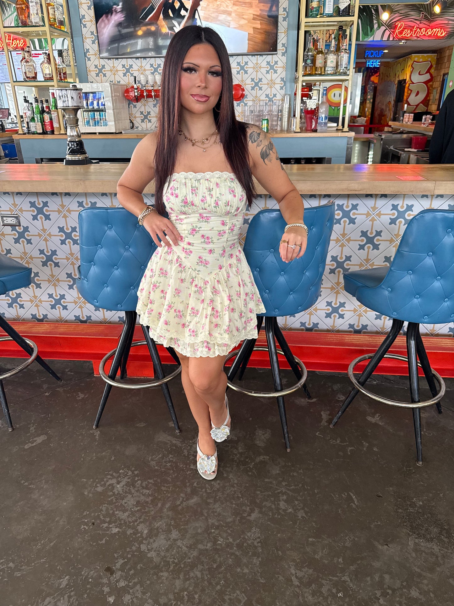 Lemon Rouge Mini Dress