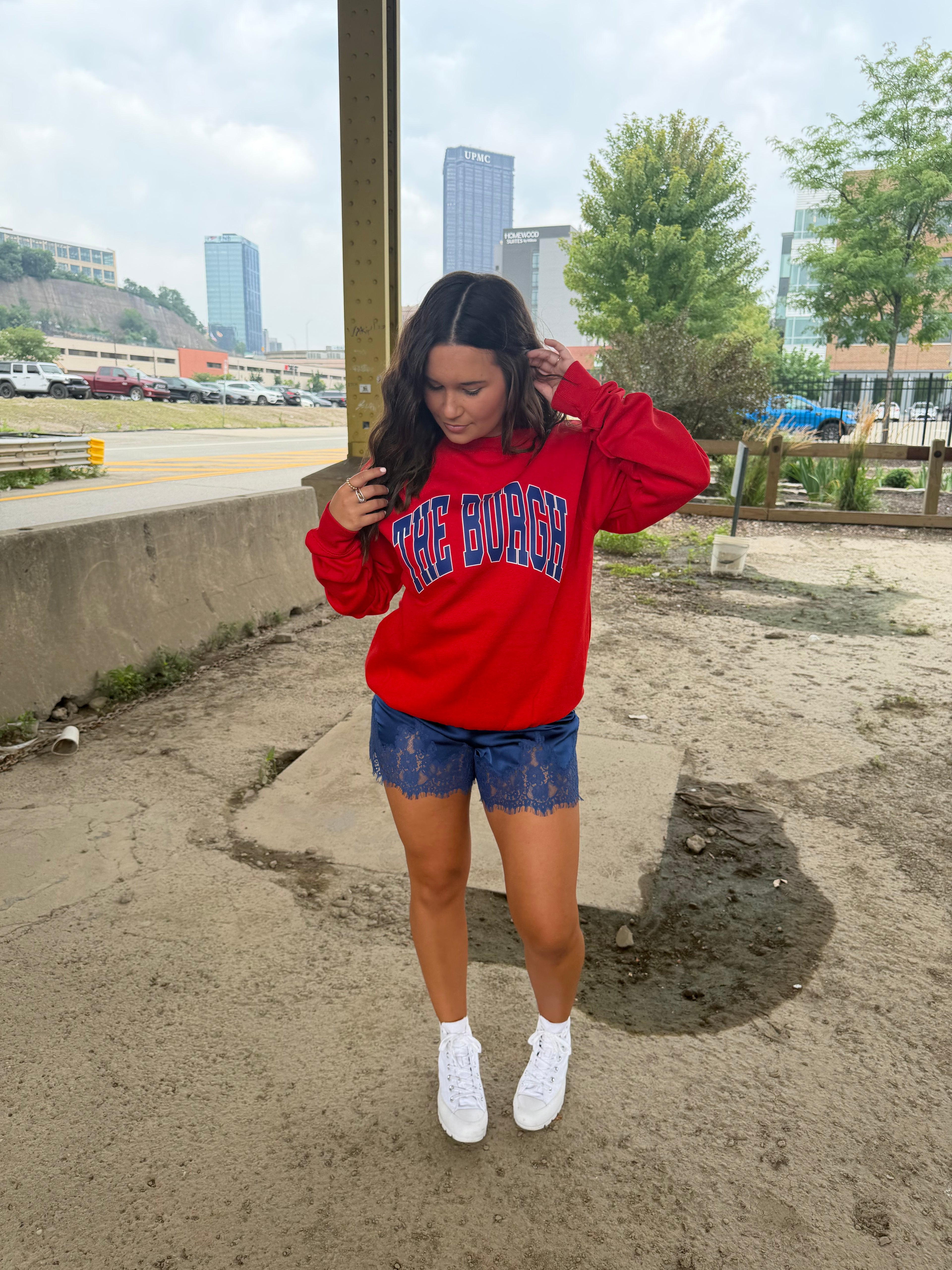 The Burgh 412 Crew Red/Blue