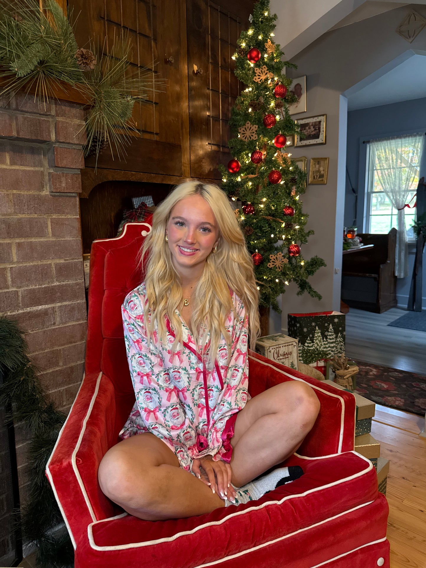 Santa’s Sleighing Jammies (SOLD TOGETHER)