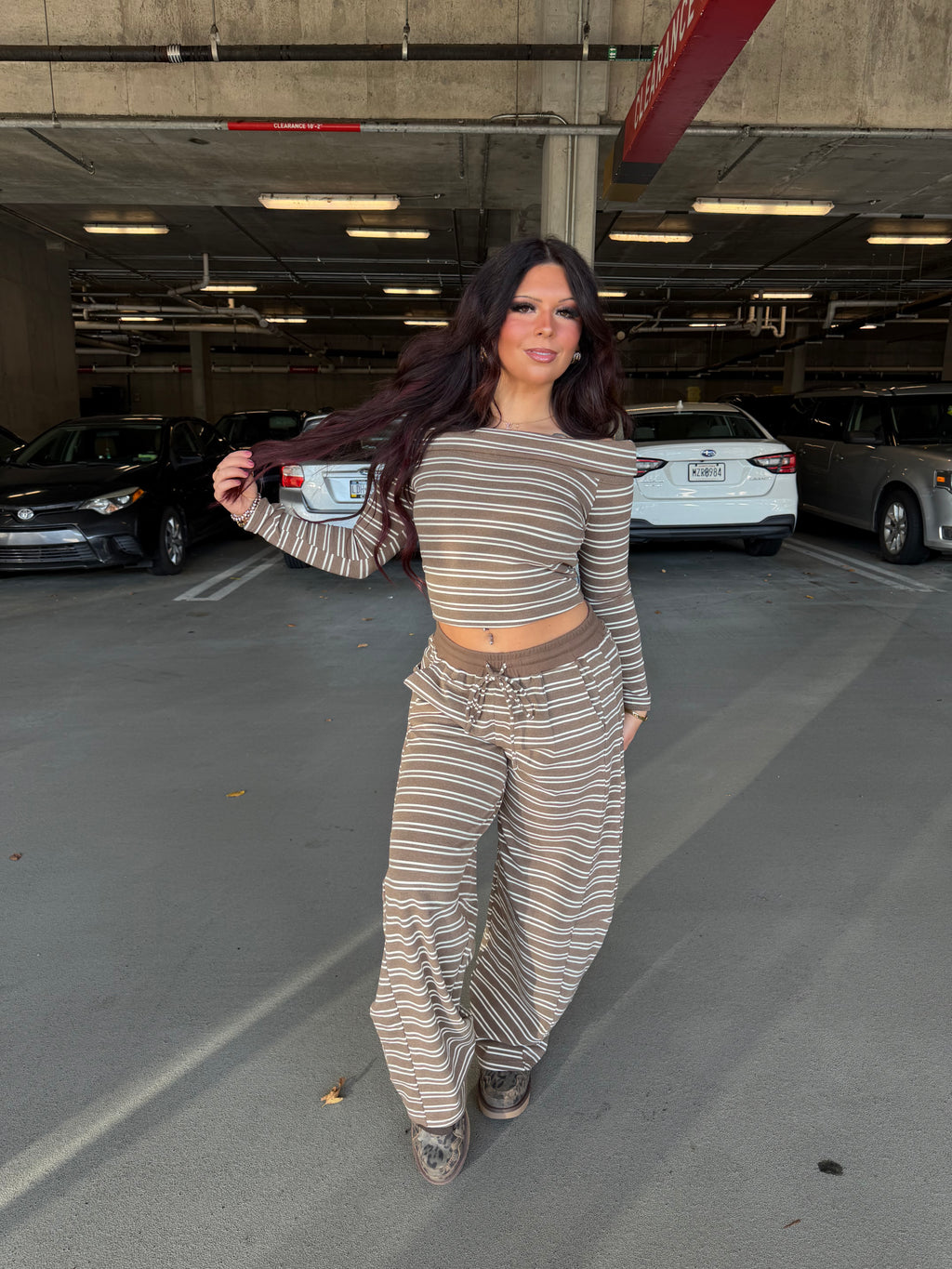 Honey Graham Barrel Pant SET
