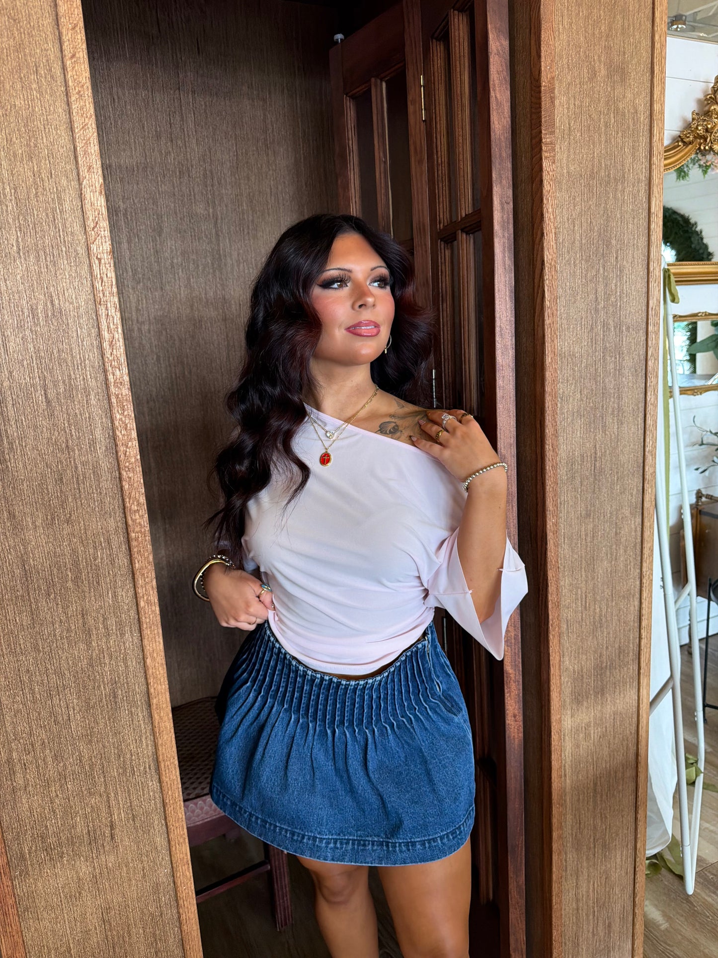 Baby Girl Pink Soft Top