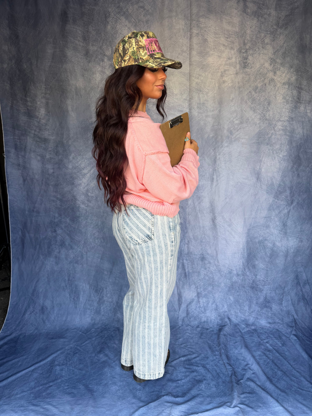 Barrel Style Sweater in Pink