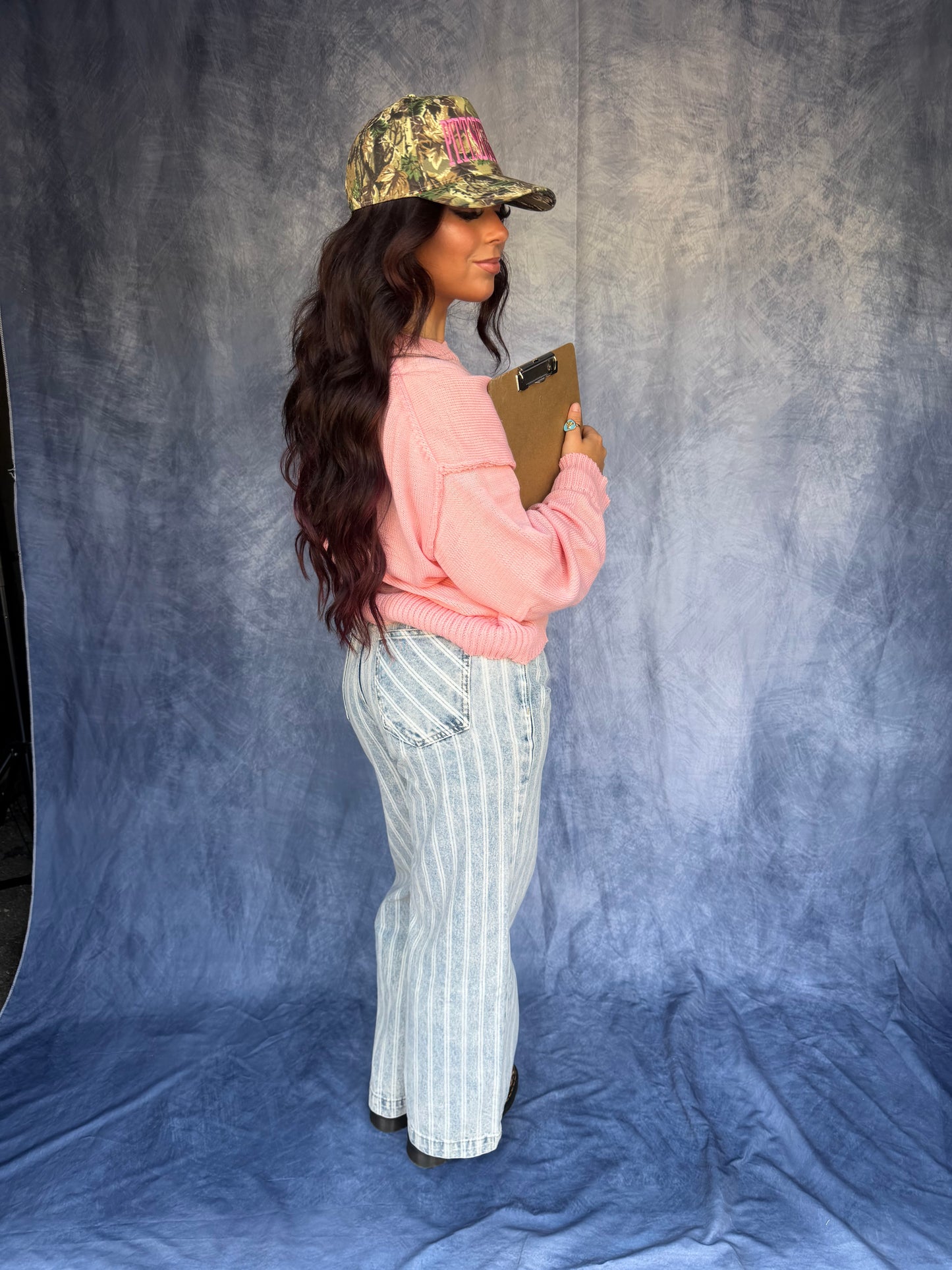 Barrel Style Sweater in Pink