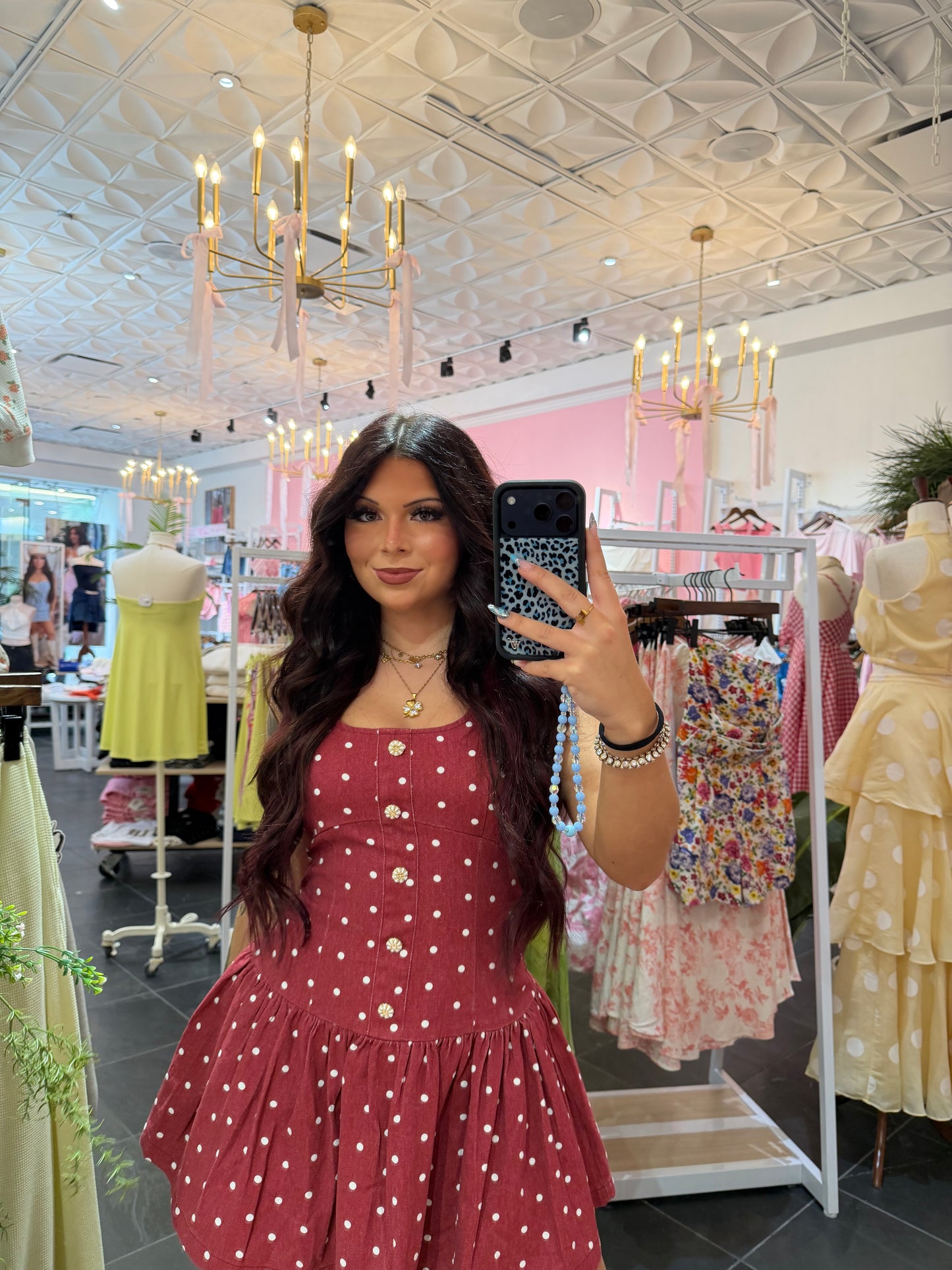 So Fab! Dress in Deep Red