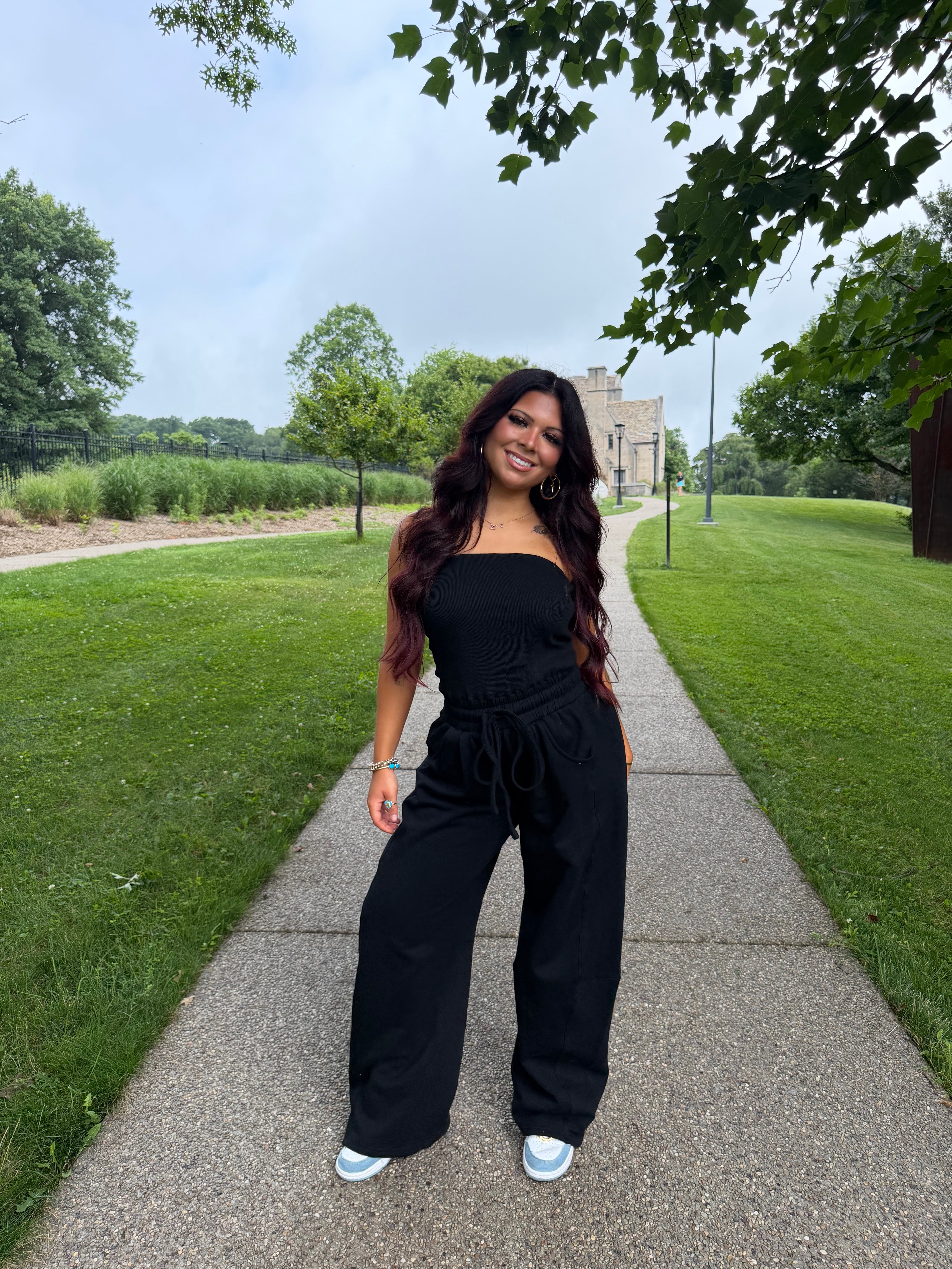 For The Errands Jumpsuit in Black