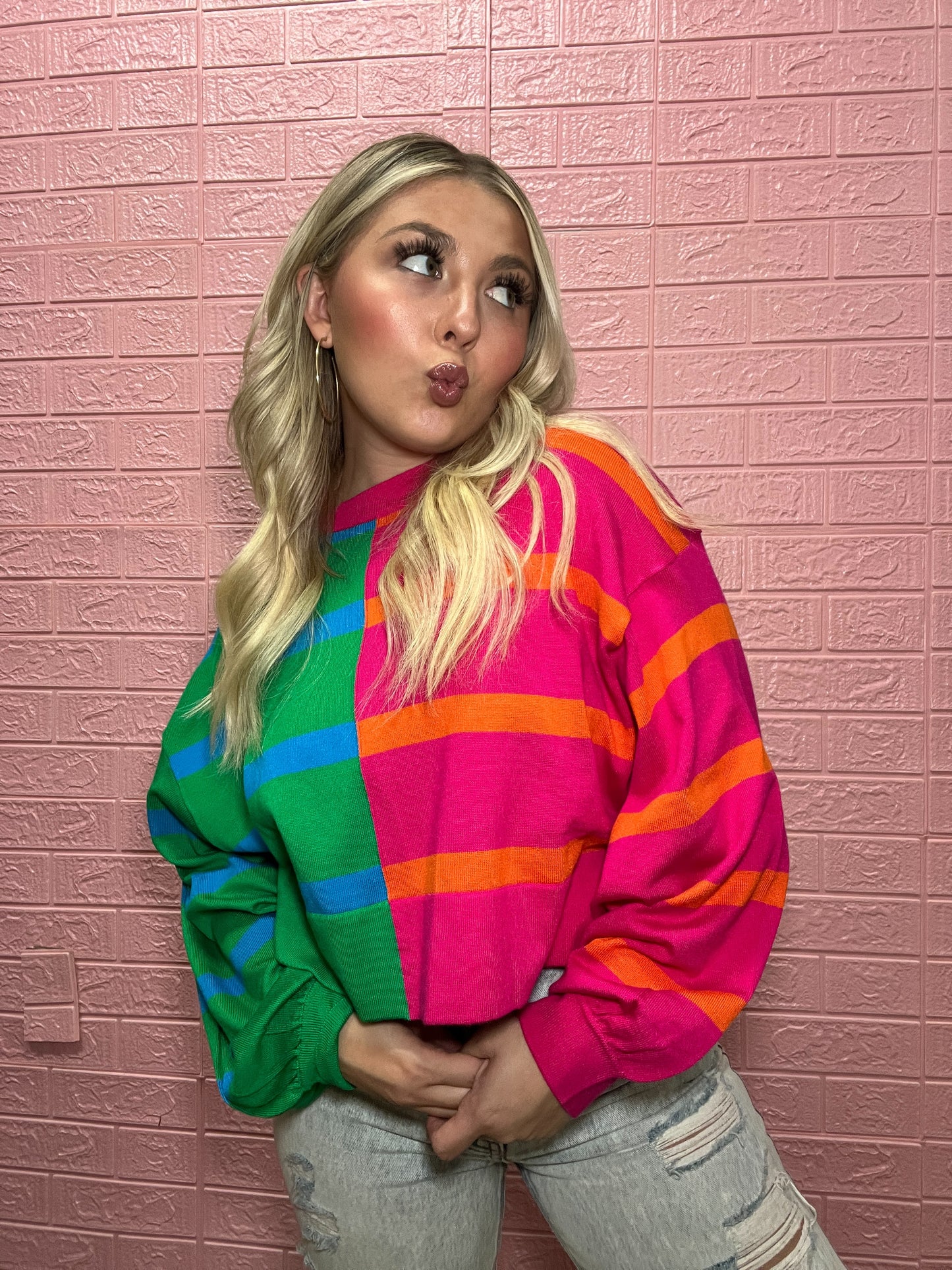 Colorful Hue Sweater