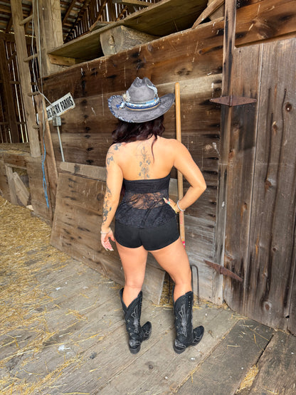 Rover Halter Top in Black