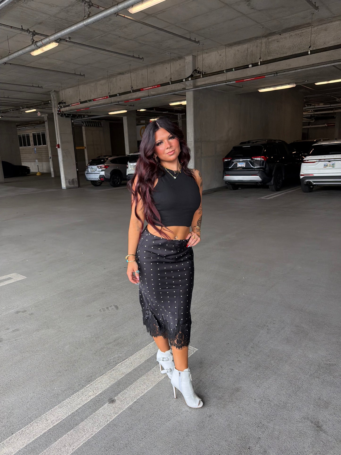 Go-To Bra Crop Tank in Black