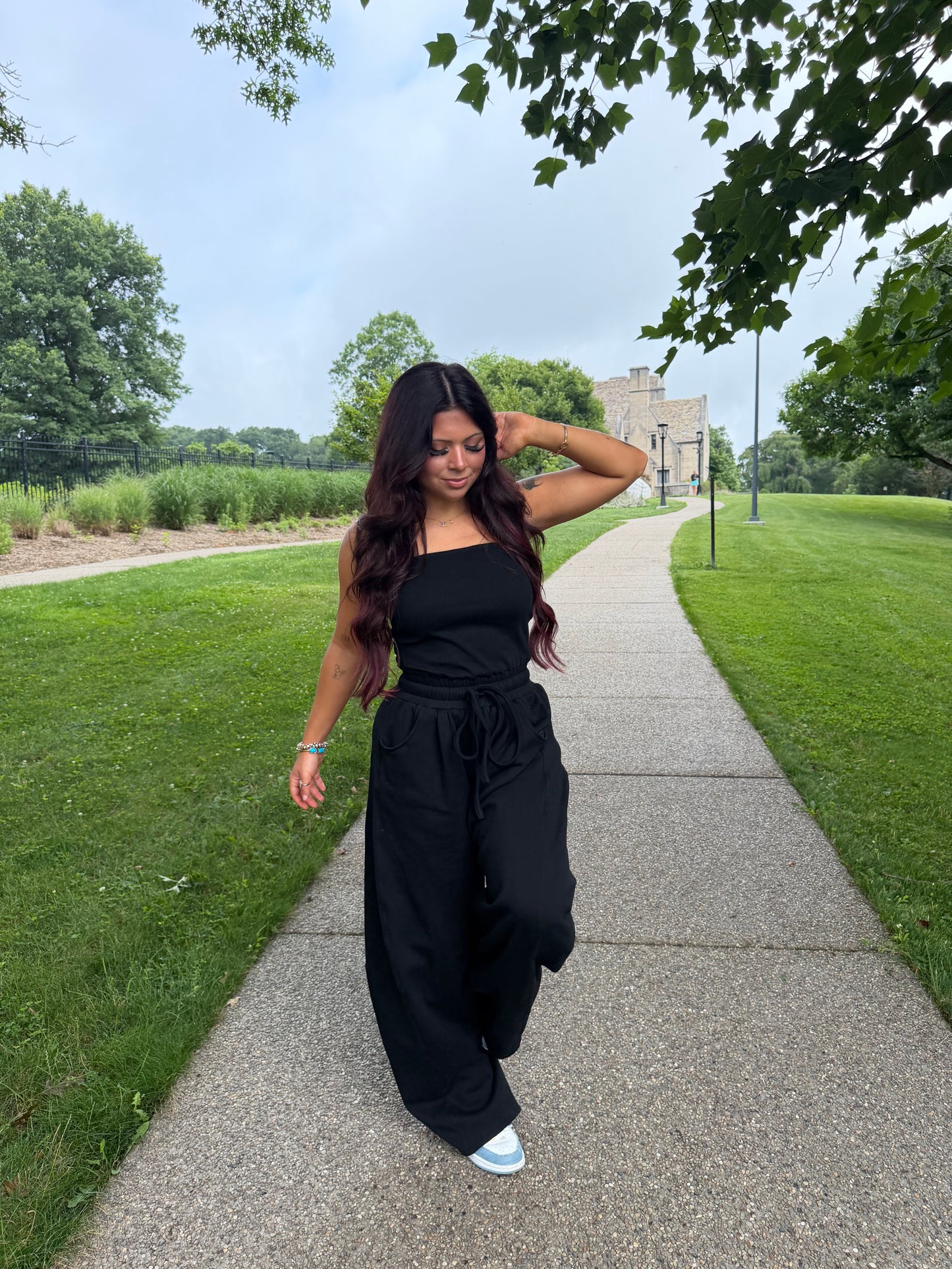 For The Errands Jumpsuit in Black