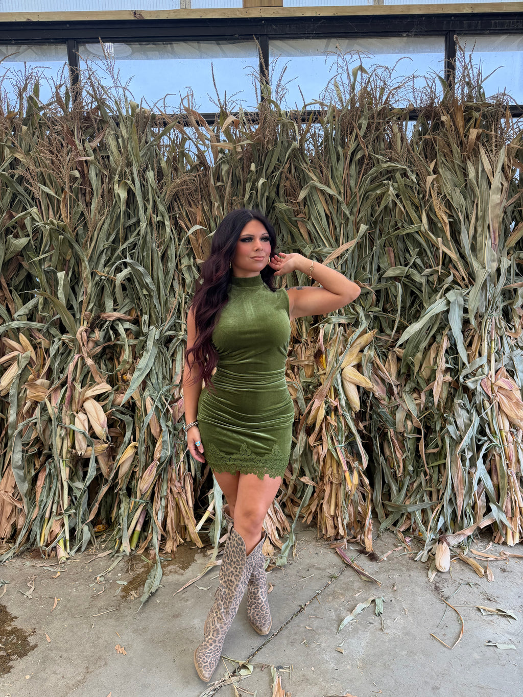Moss Girl Soft Dress