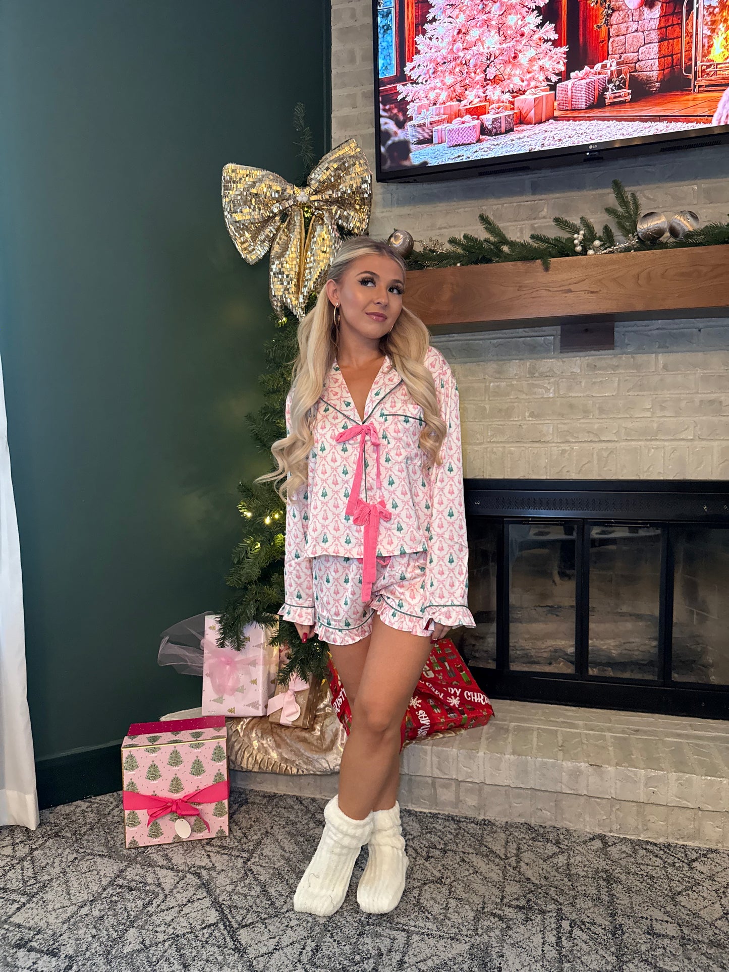 Christmas Tree Farm Jammies (SOLD TOGETHER)