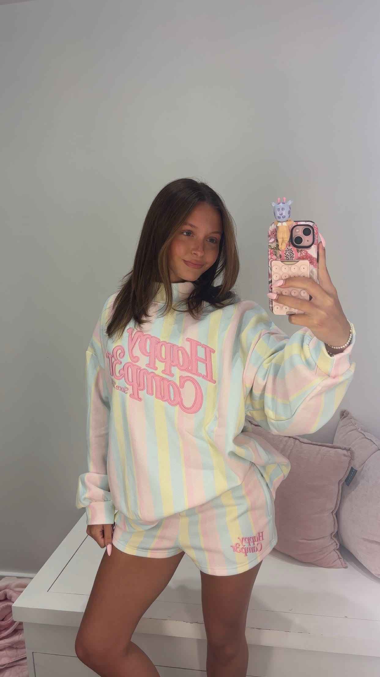 Happy Camp3r Sherbet Stripes Shorts