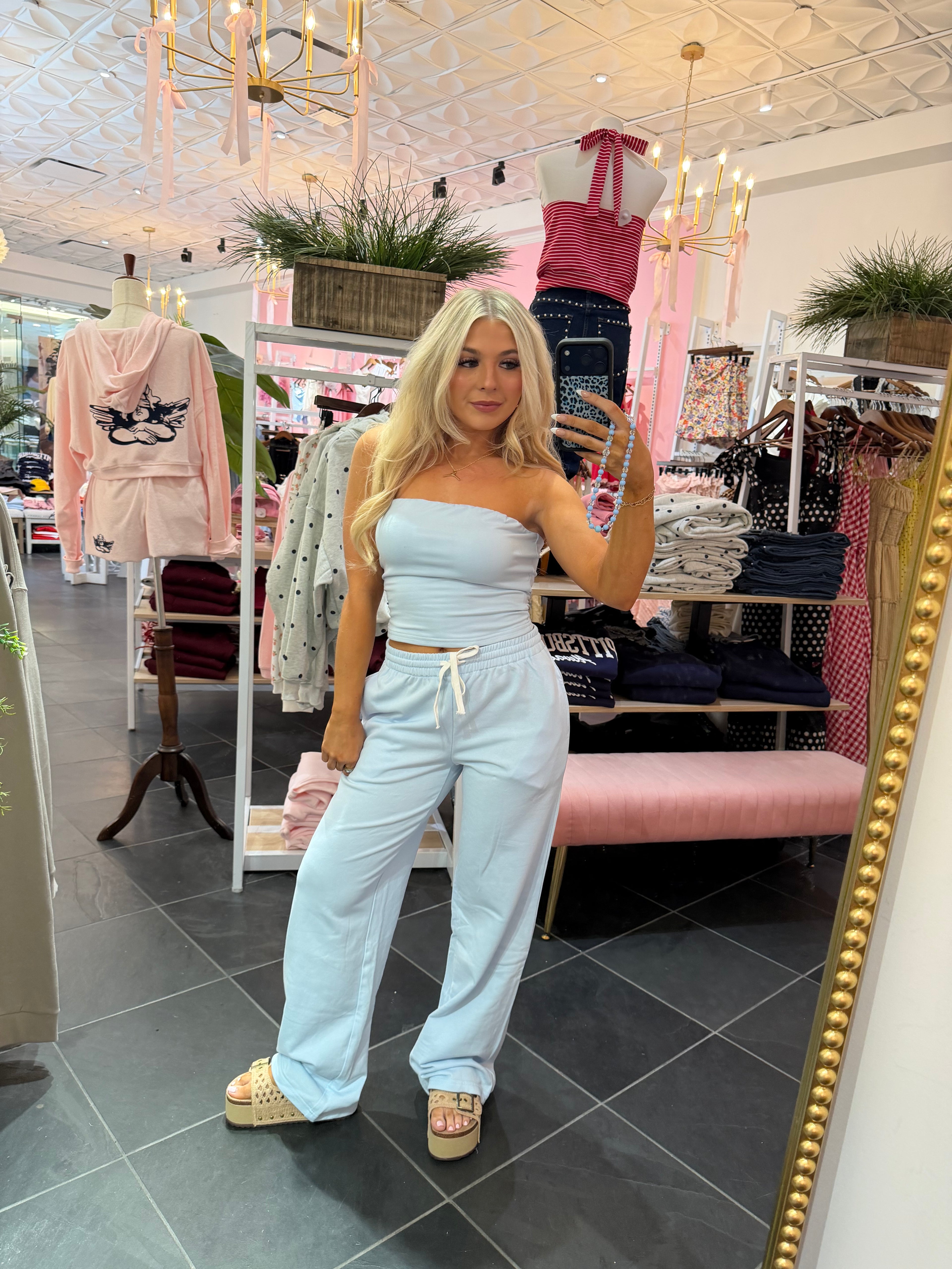 Later Today Set (PANT) LT Blue