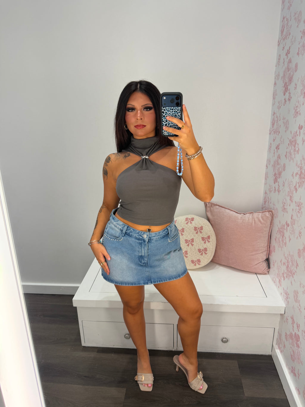 Heavenly Halter Ring Top