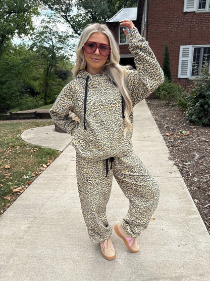 Crazy Chic Leopard Hoodie