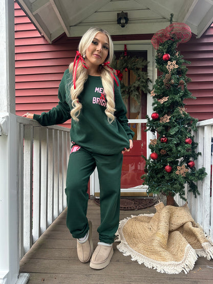 Merry & Bright Sweatset (CREW ONLY)