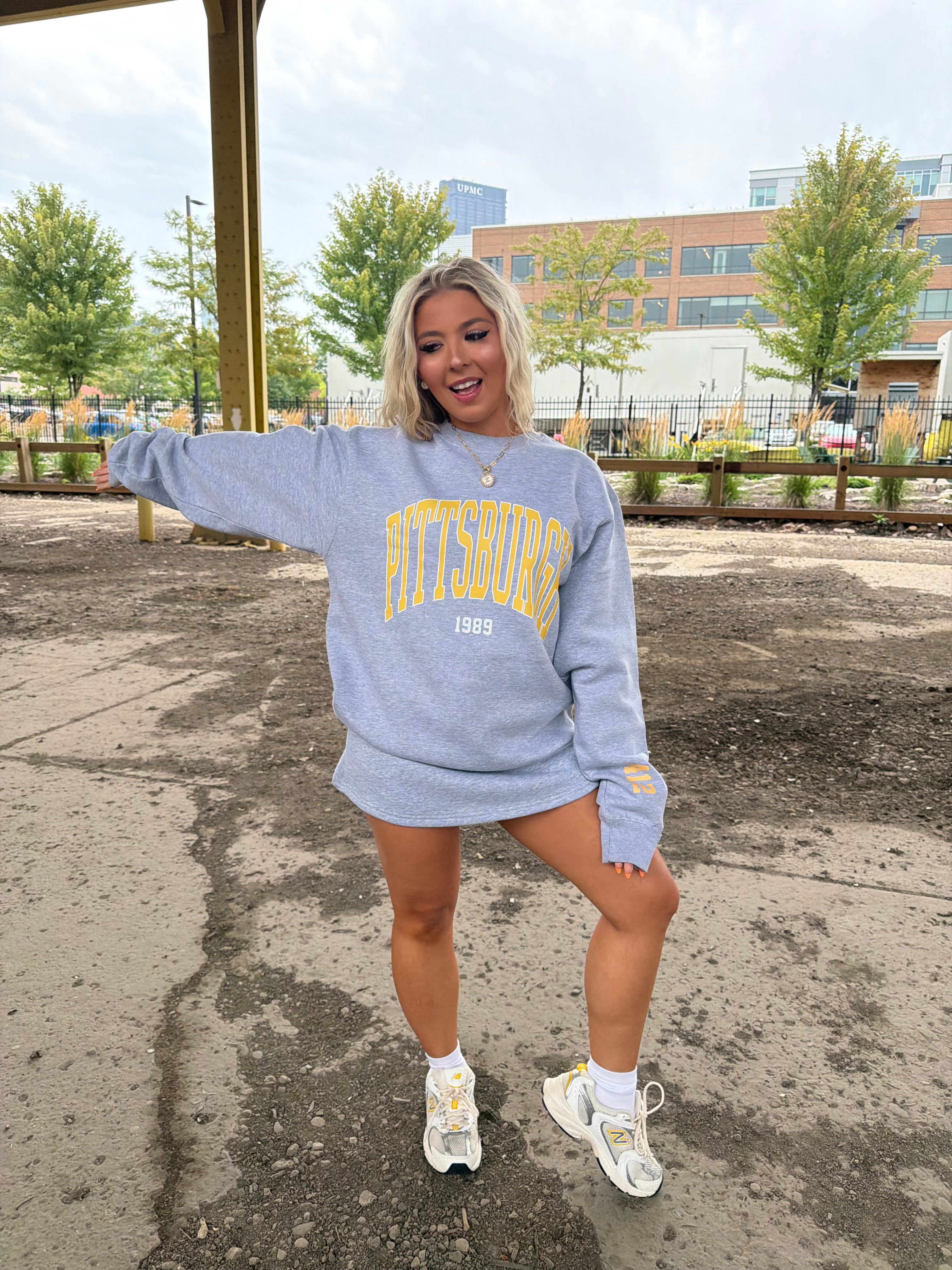 Pittsburgh 412 Crew Yellow/Grey