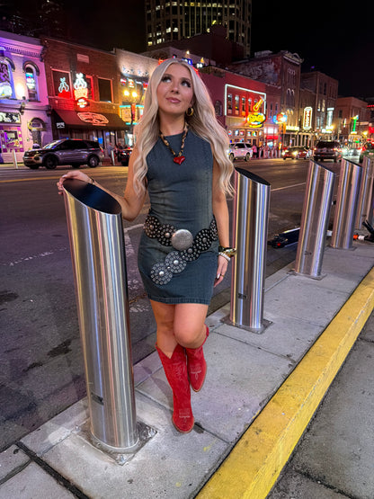 Just In Case Denim Dress