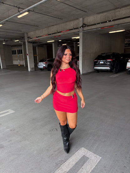 Banks Set (RED) Skirt