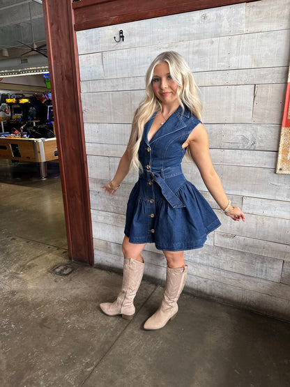 Mild Wear Denim Dress