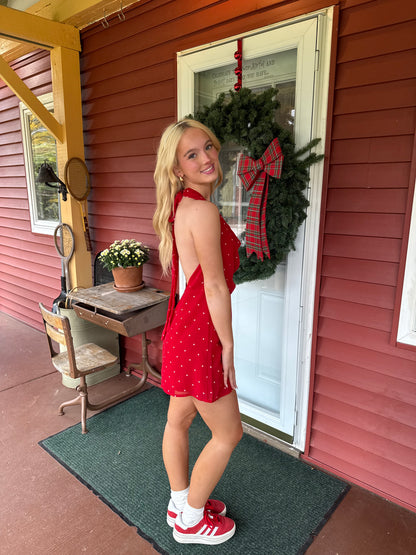 Cherry Girl Polka Dress