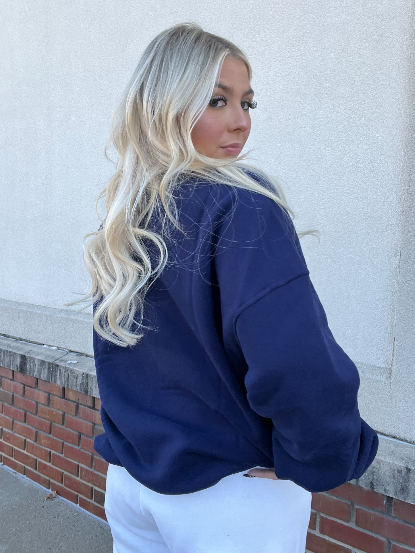 SC Navy Oversized Pullover