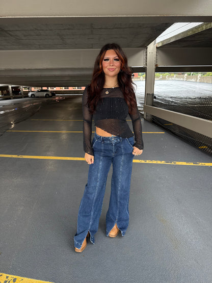 Elizabeth Taylor L/S in Black