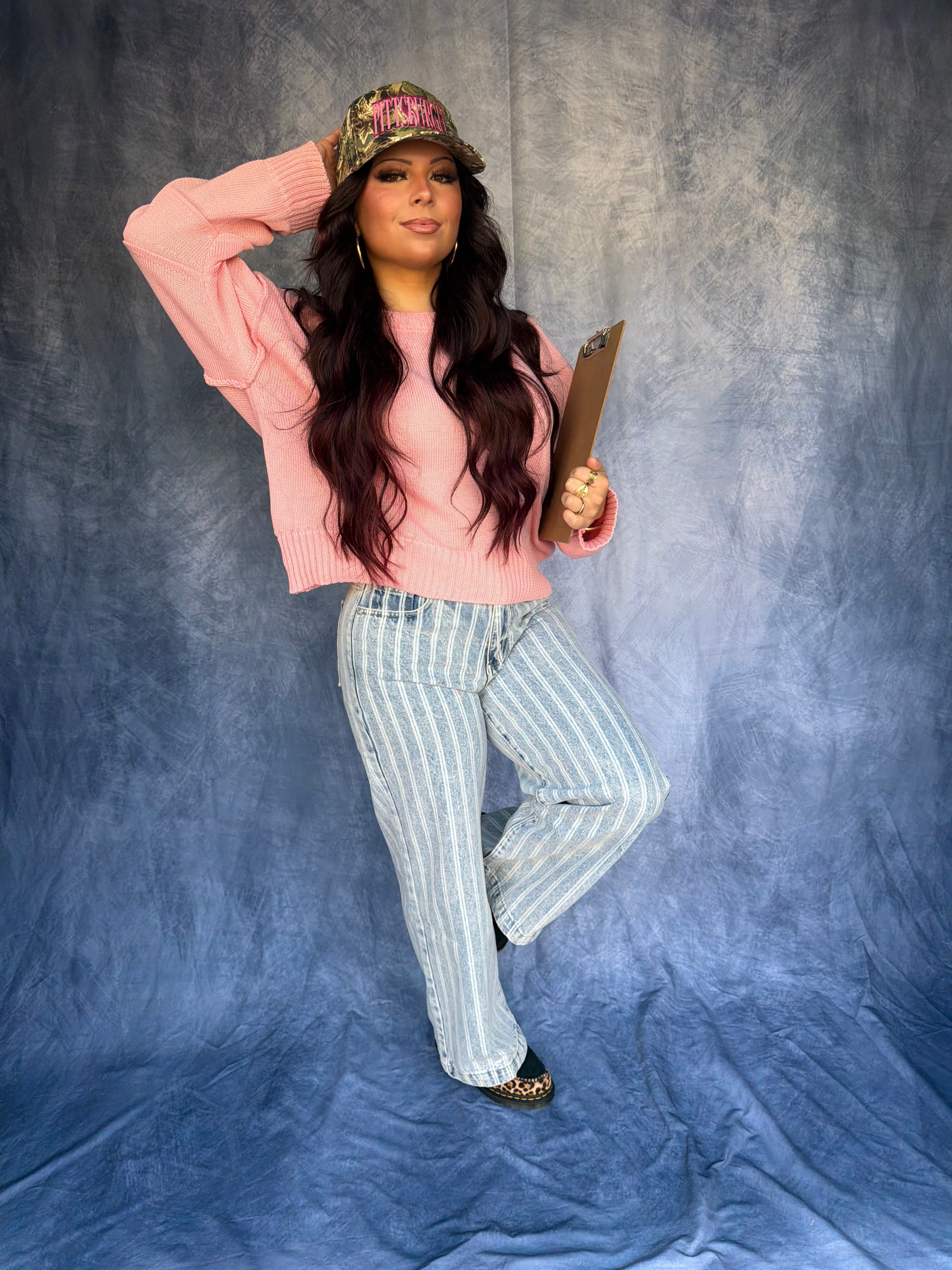 Barrel Style Sweater in Pink