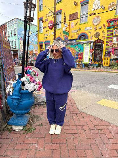 The Mayfair Group Smile It Looks Good Sweatshirt