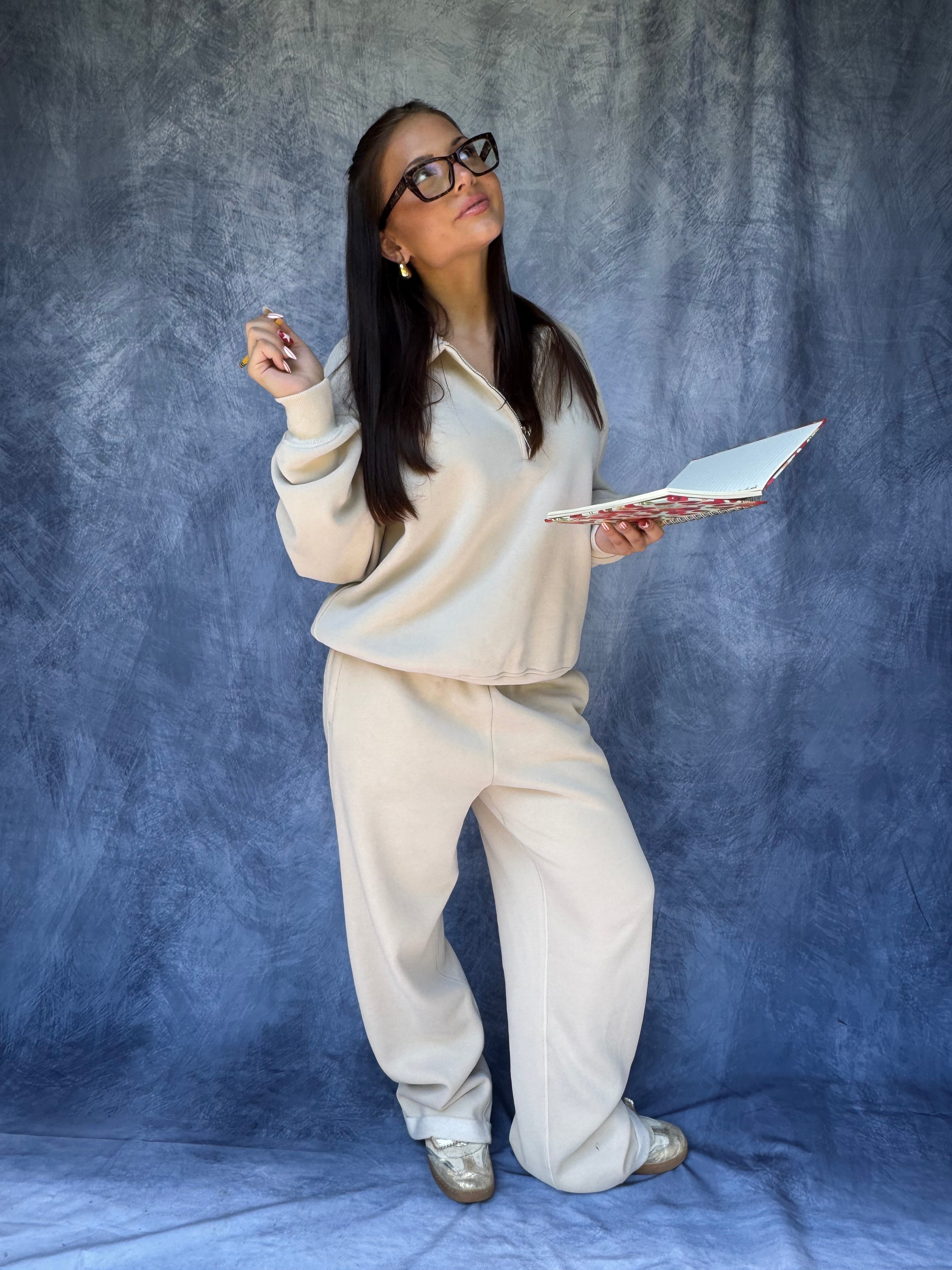 So Fetch Half Zip in Oat