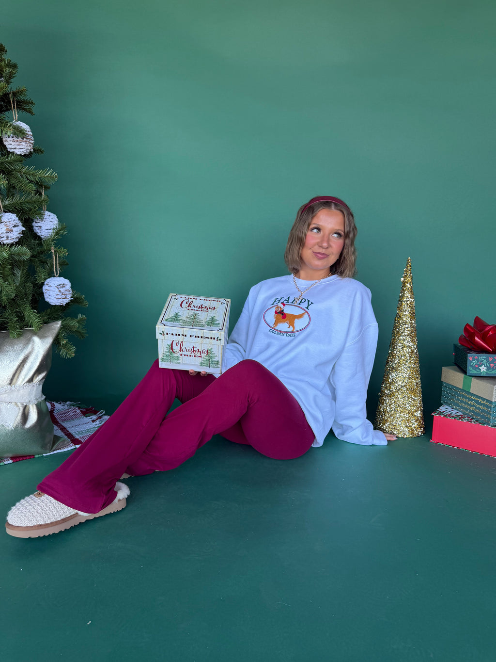Happy Golden Days Crewneck FINAL SALE