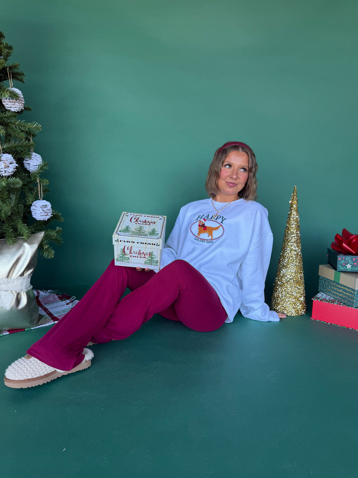 Happy Golden Days Crewneck FINAL SALE