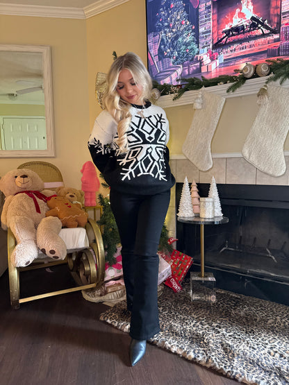 Cookies N Cream Snowflake Sweater