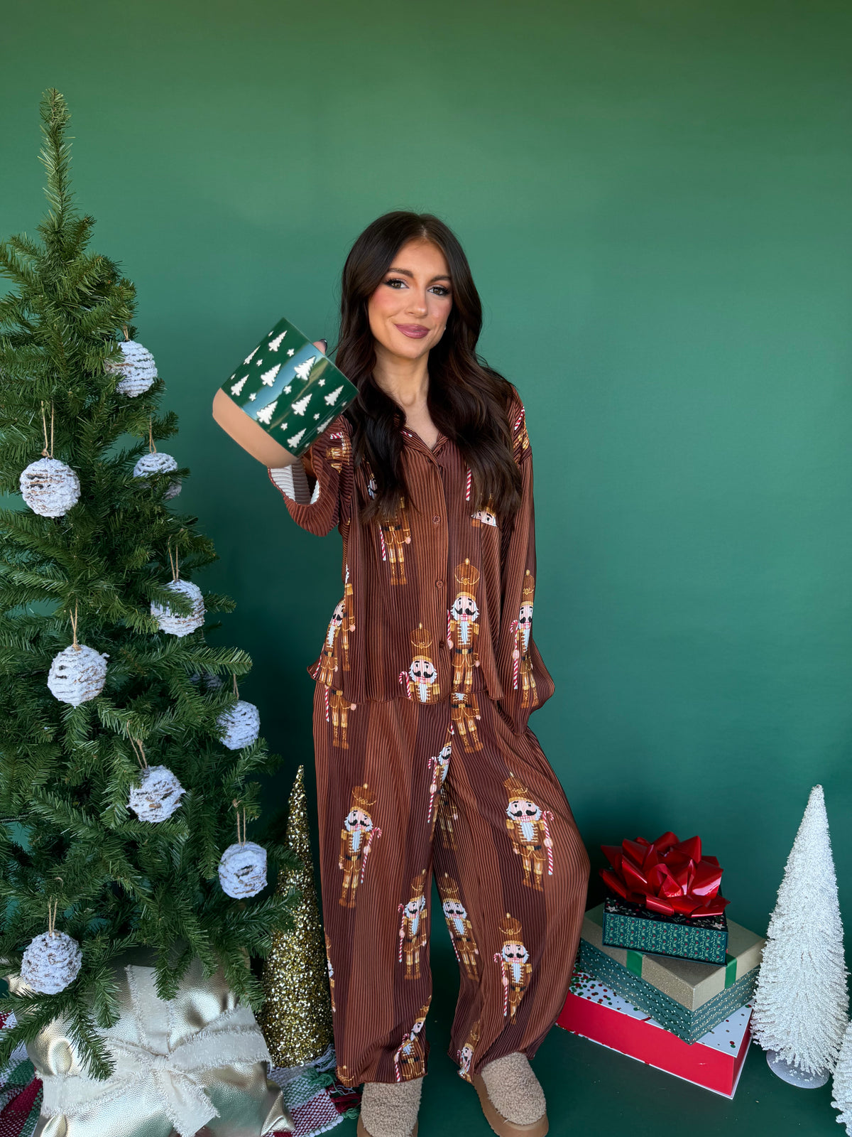 Brown Nutcracker Jammies (SOLD TOGETHER)