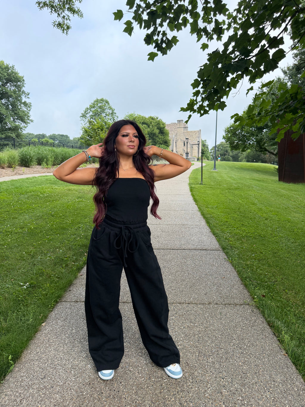 For The Errands Jumpsuit in Black