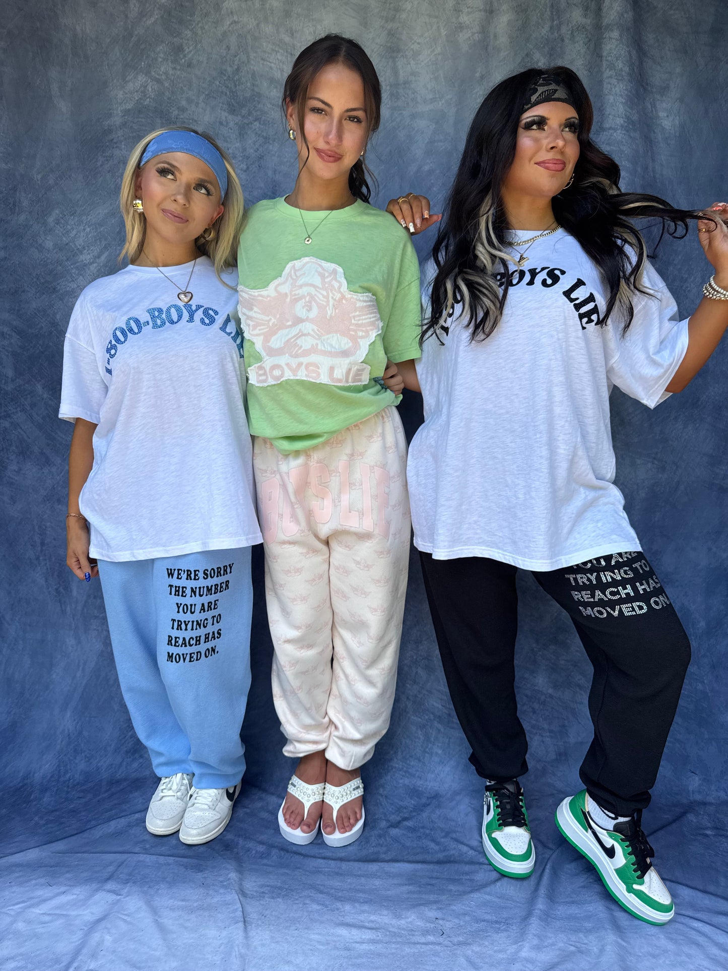 Boys Lie Blue 1-800 Tee