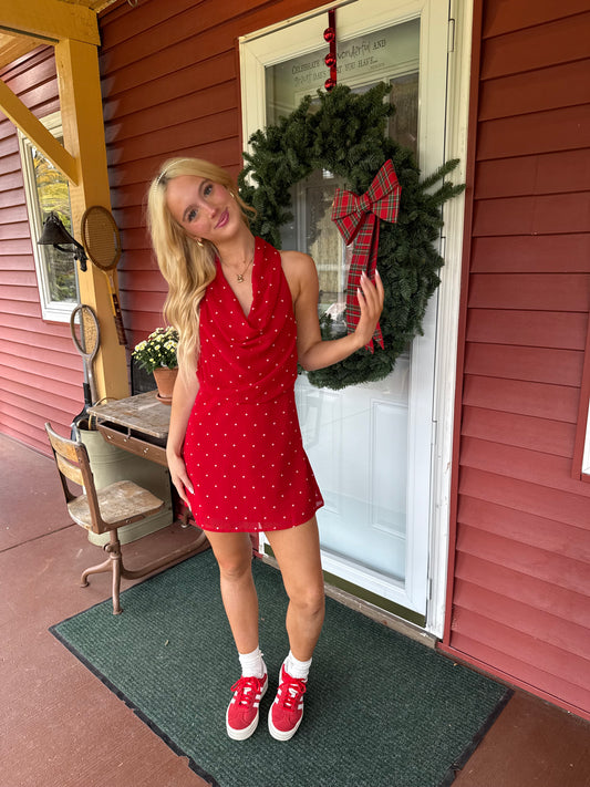 Cherry Girl Polka Dress