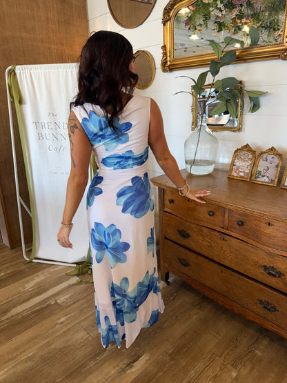 Floral Sea Maxi Dress