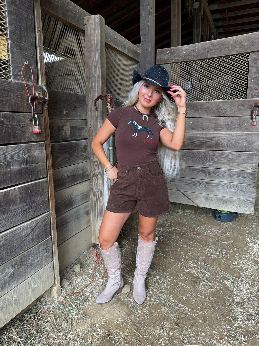 Hold The Horse Bby Tee